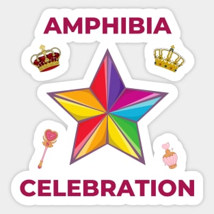 Amphibia Celebration Sticker